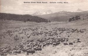 QUARTER CIRCLE STOCK RANGE, GALLATIN VALLEY, MONTANA.