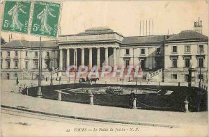 Postcard Old Tours Palais de Justice