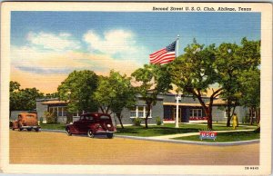 Postcard STREET SCENE Abilene Texas TX AM1880