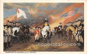 Surrender of Cornwallis US Capitol Patriotic Unused 