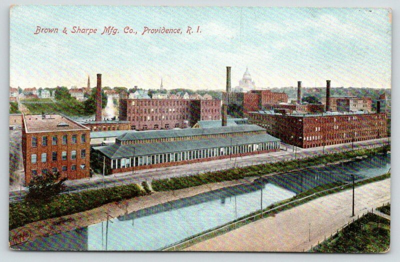 Providence Rhode Island~Brown & Sharpe Mfg Co~Machining Tool Factory~c1910