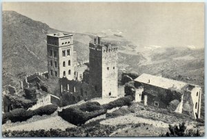 Monastery of San Pedro de Roda, from the road to Port de la Selva, Spain