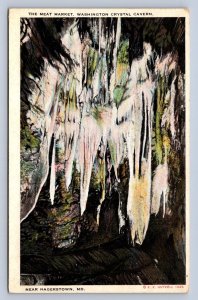 J93/ Hagerstown Maryland Postcard c1910 Washington Crystal Cave  65