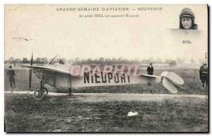 Old Postcard Jet Aviation Great week of & # 39aviation Niel The Nieuport pilo...