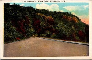 Dyckman St. Ferry Drive, Englewood NJ Vintage Postcard V52