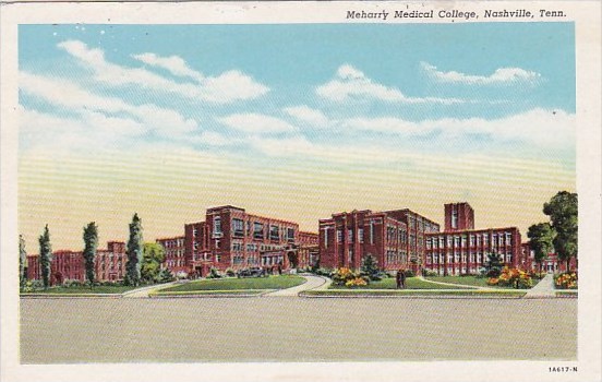 Tennessee Nashville Meharry Medical College Hippostcard