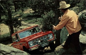 Ford Bronco 1972 Advertising Postcard