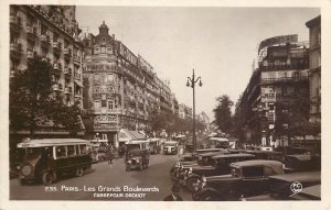 France Paris les Grands Boulevards Carrefour Drouot 1931