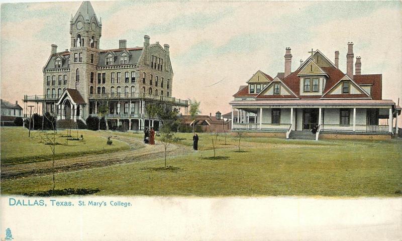 c1906 Tucks Postcard Ser. 2378; Dallas TX, St. Mary's Womens' College Unposted