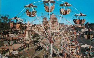 Mexico Guadalajara Jalisco Ferris Wheel Amusement 1960s Postcard 22-1138