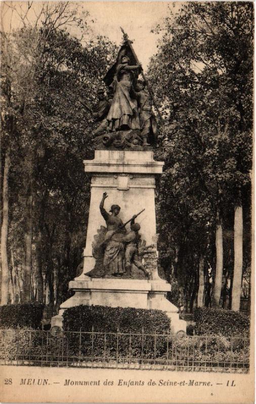 CPA MELUN - Monument des Enfants de SEINE et MARNE (472114)