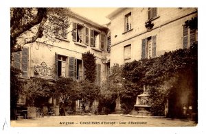 France - Avignon. Grand Hotel of Europe, Court of Honor