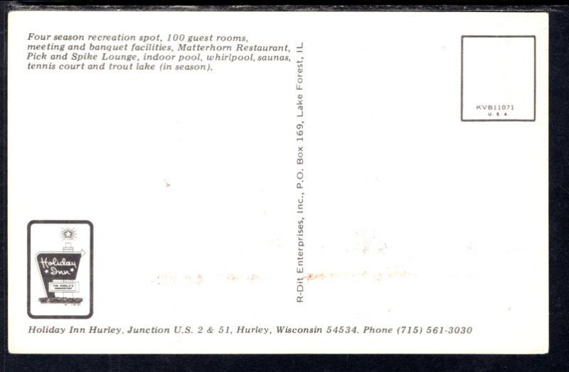 Holiday Inn,Hurley,WI BIN