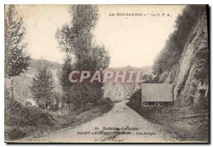 Old Postcard Environs Alecon Saint Leonard des Bois Gorges