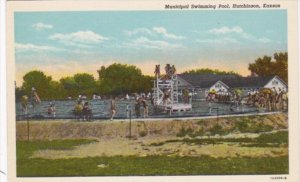 Kansas Hutchinson Municipal Swimming Pool Curteich