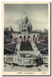 Old Postcard Paris Le Sacre Coeur