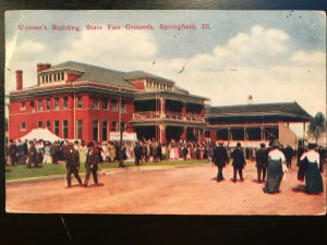 Vintage Postcard 1913 Women's Building, State Fair, Springfield, Illinois (IL)