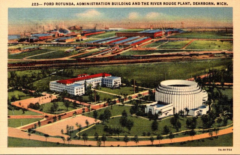 Michigan Dearborn Ford Rotunda Administration Building and The River Rouge Pl...