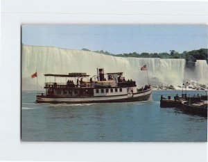 Postcard Maid of the Mist Steamer Niagara falls Ontario Canada