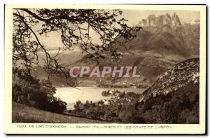 Postcard Old Lake Annecy Duingt Talloires D And The Teeth Of Lanfon
