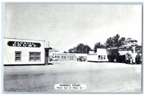 1955 Hammill Court West End of Main Street Miles City Montana MT Posted Postcard