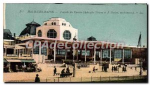 Old Postcard Malo les Bains Casino Facade