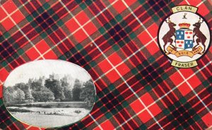 Vintage Postcard Beaufunt the Seat of the Clan Fraser