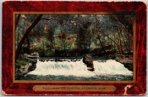 Falls Near The Hospital Lawrence Massachusetts MA Framed Home Decor Postcard