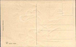 Christmas Nativity Mary with Jesus on Lap c1910 Vintage Postcard