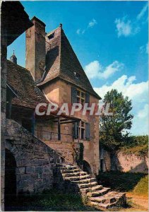 Postcard Modern Excideuil (Dordogne) Sites and Monuments Inner Court of the V...