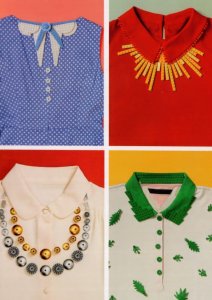 Childrens Girls Shirts Blouses Lego Toy Fashion Display Postcard