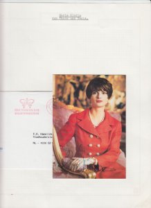 Maria Gloria von Thurn und Taxis, Original Autograph on Photo, Royalty (L6280)