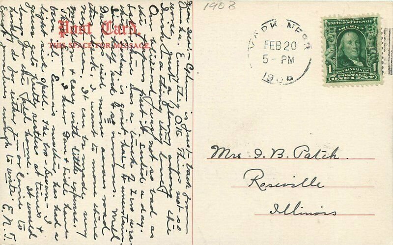 Curtis Turner Park Omaha Nebraska 1910 Postcard 11221