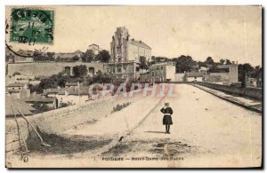 Old Postcard Poitiers Our Lady of the Dunes Children