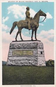 Pennsylvania Gettysburg Major General George G Meade Statue