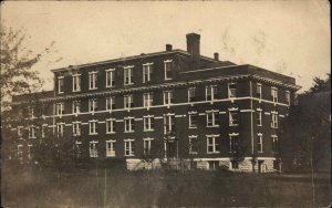 Lebanon Tennessee TN Message & 1907 Cancel Building Real Photo Postcard