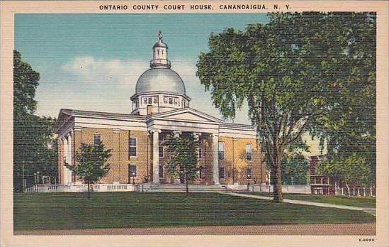 New York Ontario County Court House