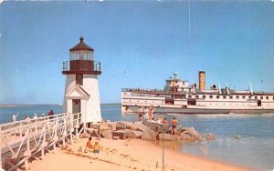 Rounding the Light In Nantucket, Massachusetts