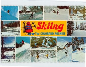 Postcard Skiing The Colorado Rockies, Colorado
