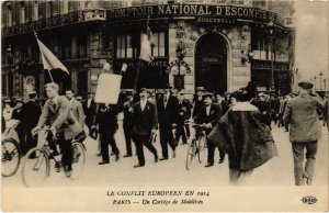 CPA PARIS - Le Conflict Européen en 1914 (81311)