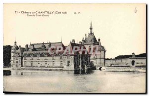 CARTE Postale Old Chateau of Chantilly south coast