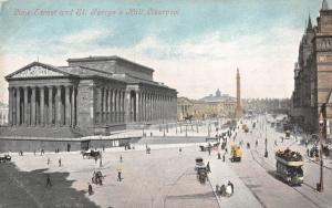 uk24219 lime street and sy georges hall liverpool  uk tram tramway