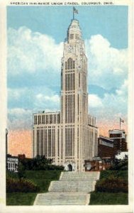 American Insurance Union Citadel - Columbus, Ohio OH Postcard