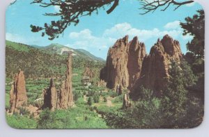 Garden Of The Gods, Pikes Peak Region, Colorado, Vintage 1966 Chrome Postcard