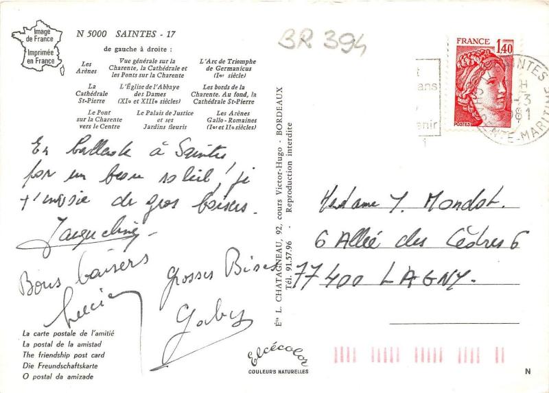 BR394 France Saintes multi vues