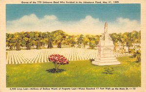 Graves of 779 Unknown Dead Johnstown Flood - Johnstown, Pennsylvania PA  