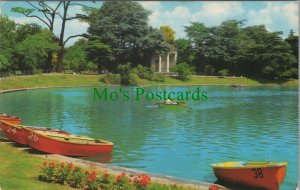 London Postcard - Ealing Temple and Round Pond, Boating Lake RS36080