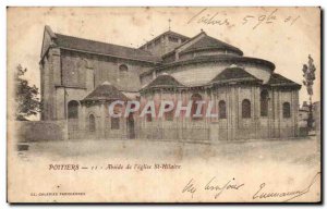 Old Postcard Poitiers Apse of the & # 39eglise St Hilaire