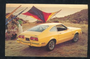 1976 FORD MUSTAND ;; 2+2 VINTAGE CAR DEALER ADVERTISING POSTCARD