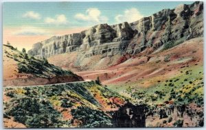 M-59653 Scene In Shell Canyon Showing Great Cliff Known As The Garden Wall Wy...